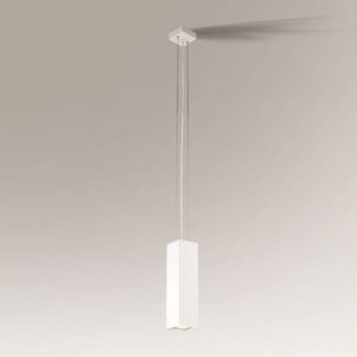 Nowoczesna biała lampa tuba Kobe