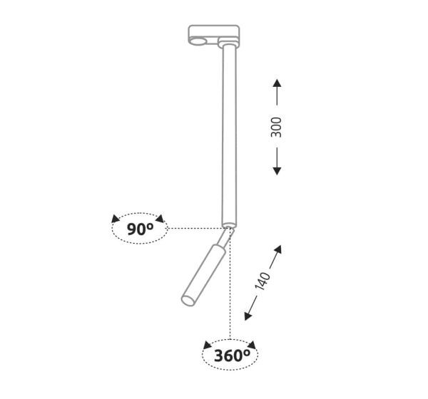 Biała lampa wisząca Kosame od Profile Shilo