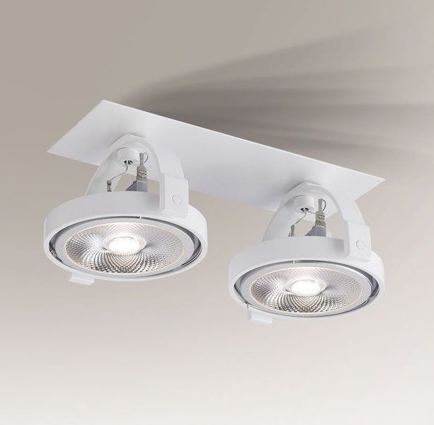 Białe halogeny Sakura B, lampa wpuszczana w sufit