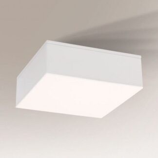 Nowoczesna, smukła lampa sufitowa Tottori IL w białym kolorze