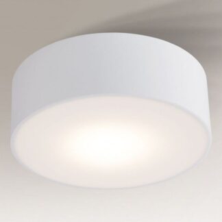 Mały, biały plafon LED Zama o okrągłym kształcie