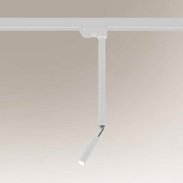 Biała lampa wisząca Kosame od Profile Shilo