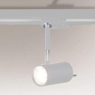 Biały reflektor sufitowy Fussa od Profile Shilo