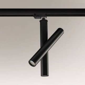 Czarna lampa sufitowa Yabu, Profile Shilo