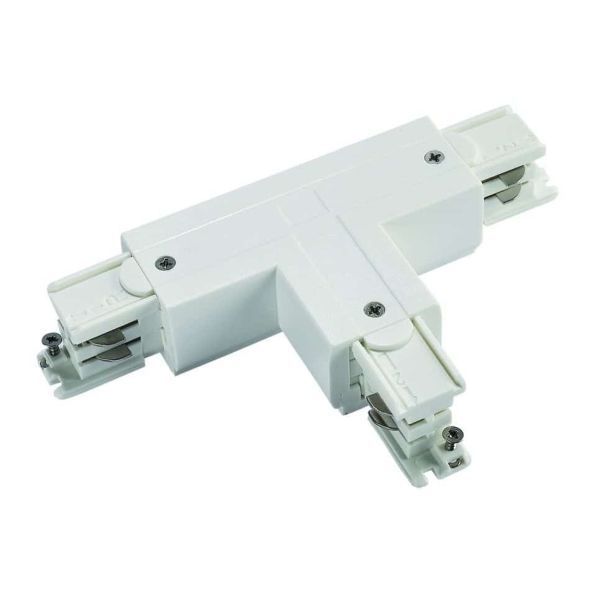 Łącznik-T Shilo, prawy, w kolorze białym