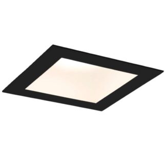 Nowoczesne czarne kwadratowe oczko Tottori LED