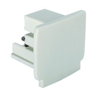 Biała zaślepka do szyny Profile Shilo