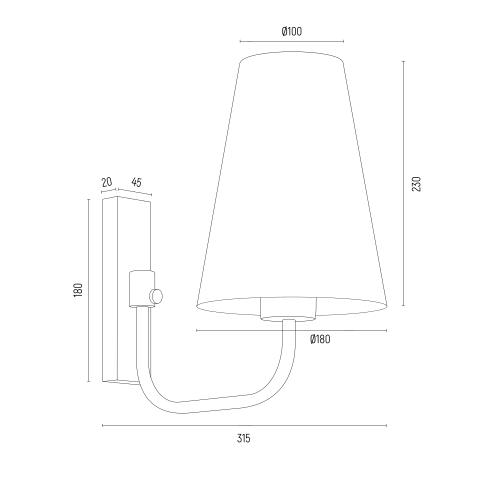 Bordowy kinkiet Safiano ze złotą bazą, idealny do salonu i sypialni