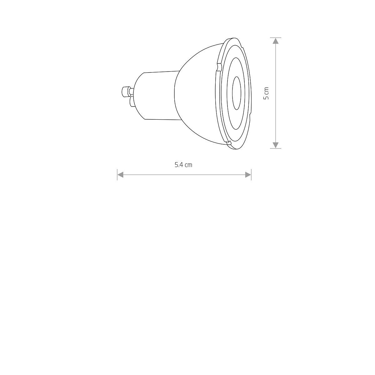 Żarówka LED GU10 R50 7W 3000K Reflector