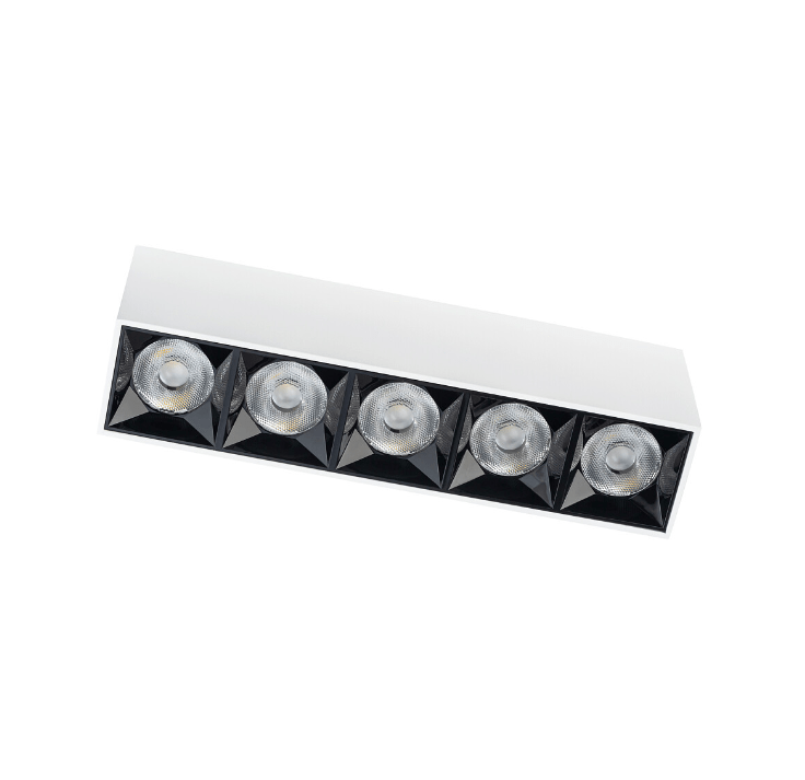 Biała liniowa lampa Midi LED 20W 4000K