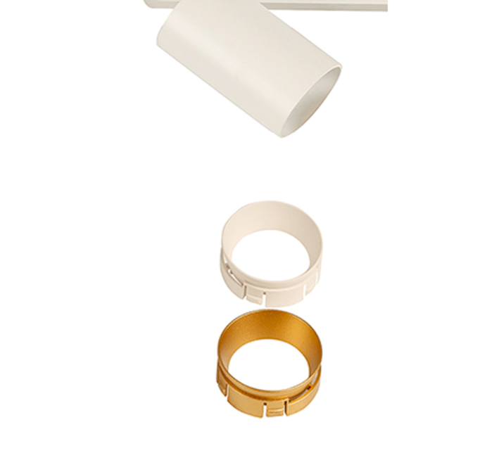 Bialy reflektor Parma wymienny srodek