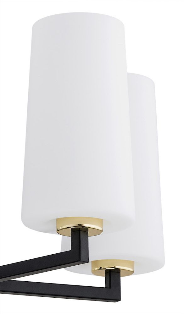 Nowoczesny i stylowy żyrandol Camelot Plus w czarno-białej kolorystyce