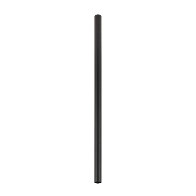 Czarna, smukła tuba sufitowa Fourty L o długości 90 cm