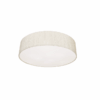Okrągła kremowa lampa sufitowa Turda III o średnicy 50 cm