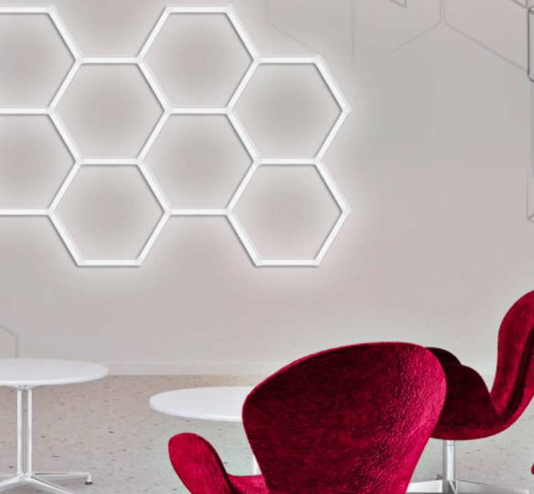 System oświetleniowy Geometric LED przeznaczony do biur i przestrzeni roboczych