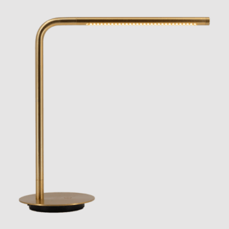 Nowoczesna lampka LED Omni UMAGE na biurko z regulacją jasności i portem USB