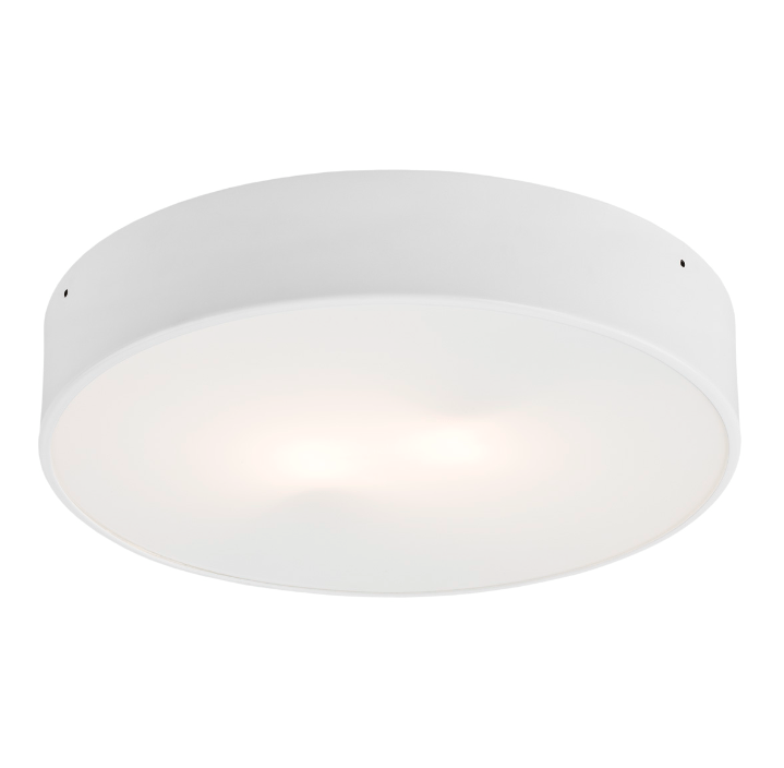 Duży plafon Darling o średnicy 75 cm, wykonany z metalu i plexi