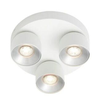 Owalna lampa sufitowa Pitcher 3 wyposażona w ruchome reflektory