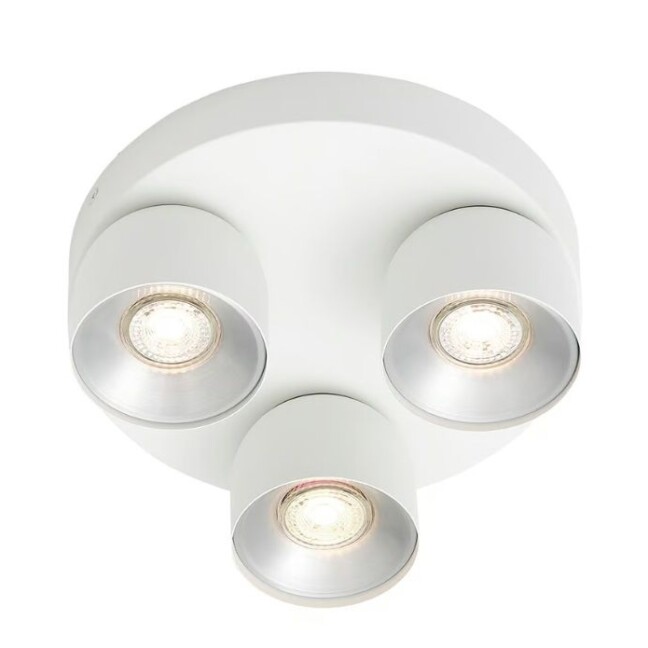 Owalna lampa sufitowa Pitcher 3 wyposażona w ruchome reflektory