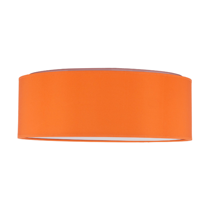 Pomarańczowy stylowy plafon Nicola o średnicy 38 cm