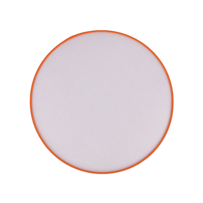 Pomarańczowy stylowy plafon Nicola o średnicy 38 cm