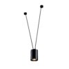 Lampa wisząca Vivin 45 z czarnym kloszem – outlet