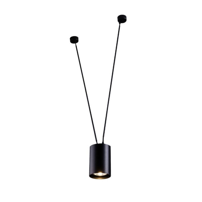 Lampa wisząca Vivin 45 z czarnym kloszem – outlet