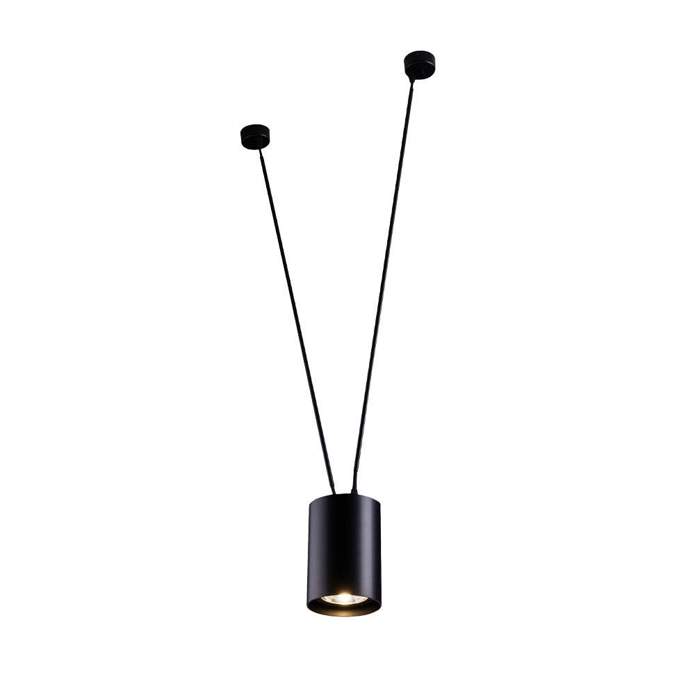 Lampa wisząca Vivin 45 z czarnym kloszem – outlet