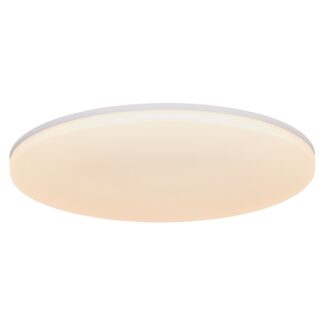 Płaski biały plafon Vic 35 LED o mocy 3200 lm i barwie światła 3000K