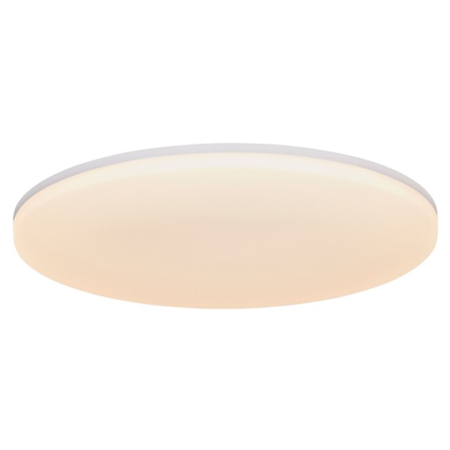 Płaski biały plafon Vic 35 LED o mocy 3200 lm i barwie światła 3000K