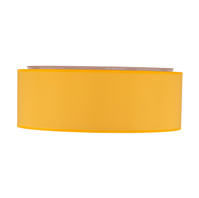 Designerska żółta lampa sufitowa Nicola o średnicy 38 cm