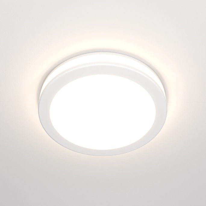 Białe oczko LED Phanton z bocznym podświetleniem — Oświetlenie Lumigo.pl