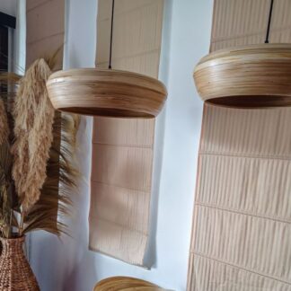 Bambusowa lampa wisząca Wafa S