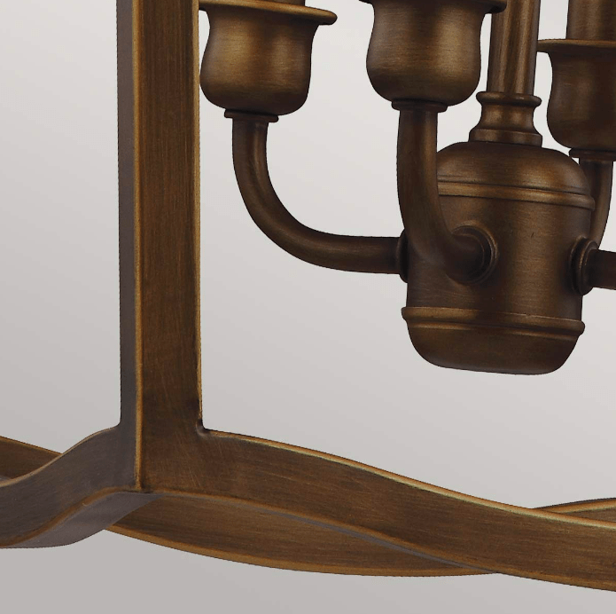 brazowa lampa rustykalna yarmouth 4 w klasycznym stylu idealna do kuchni 4