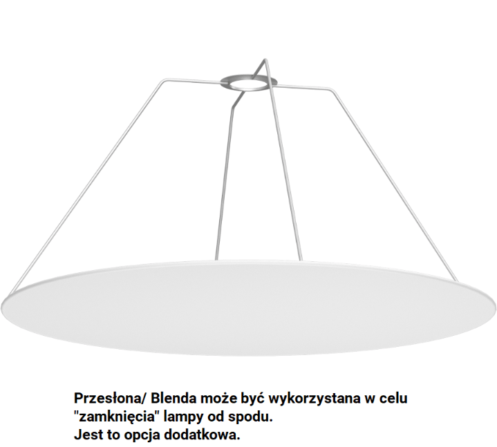 Brązowa wisząca lampa Gandra z ryflowanym kloszem wykonanym z laminatu poliestrowego
