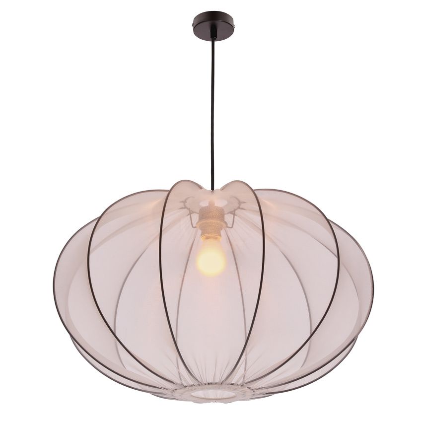 Klimatyczny żyrandol Mellow 60 z białej siateczki