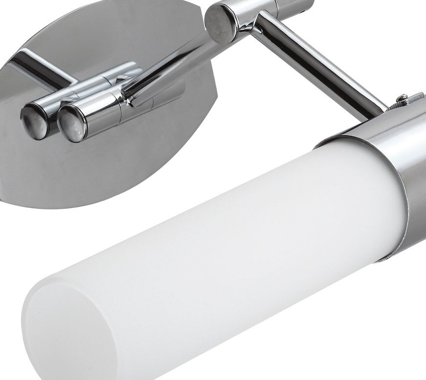 Lśniący kinkiet Jadet do oświetlenia lustra w łazience