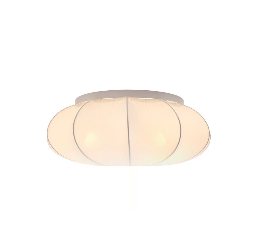 Duży materiałowy plafon Aeron 60 do sypialni od Nordlux