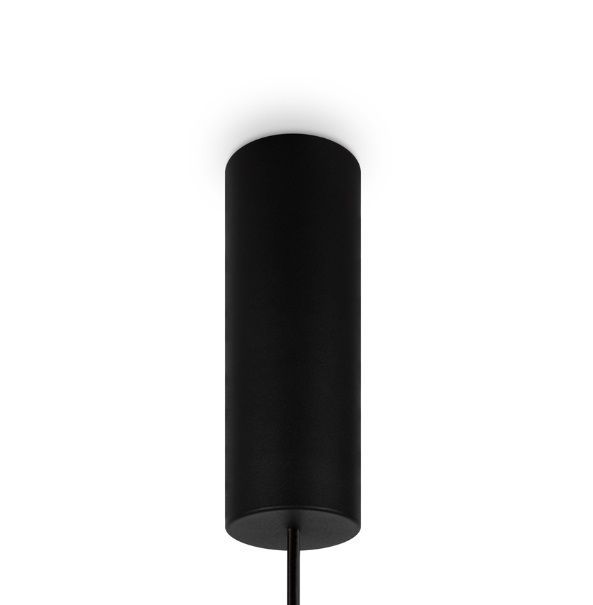 Elegancka wisząca lampa LED Bangkok z dymionym szklanym kloszem o średnicy 40 cm