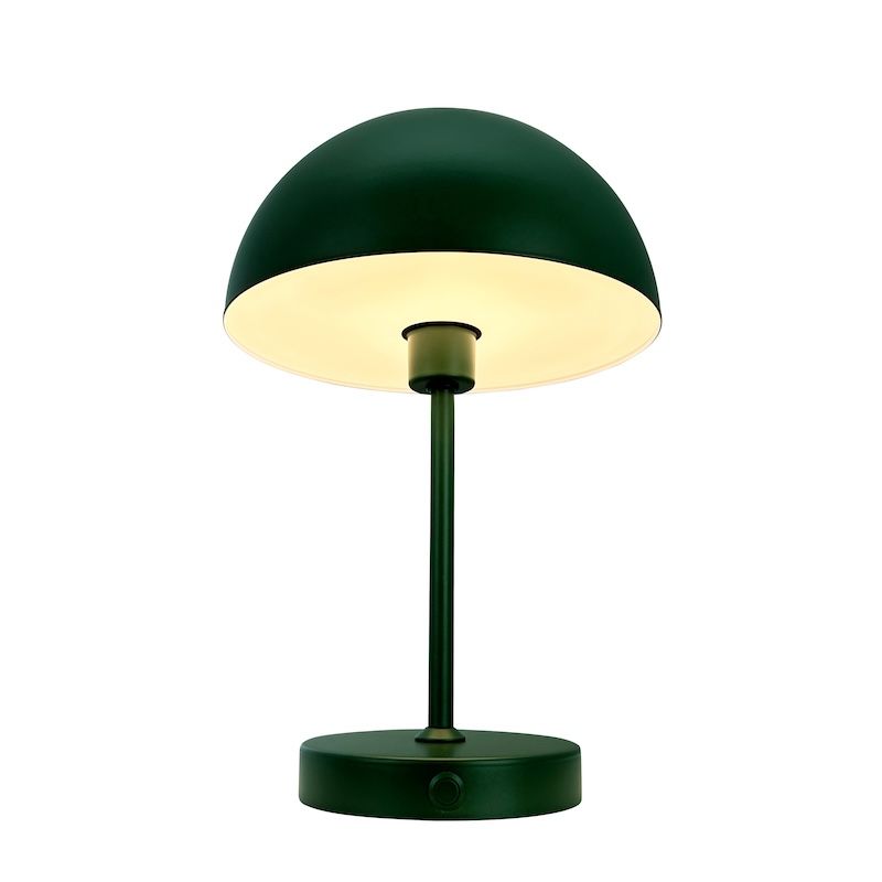 Zielona lampka Stockholm na szafkę do salonu