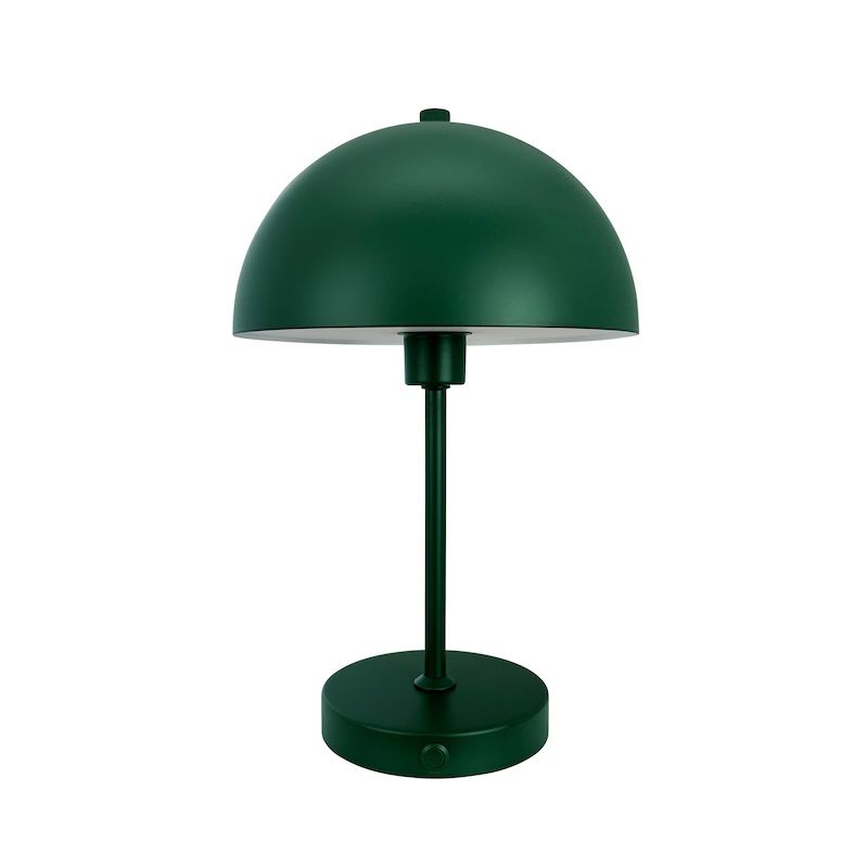 Zielona lampka Stockholm na szafkę do salonu