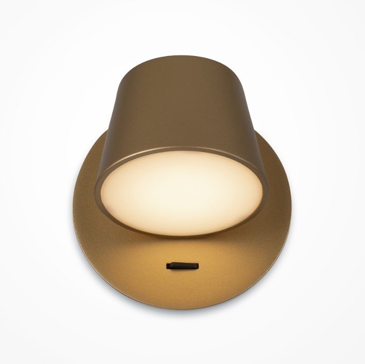 mala zlota lampka led pixel z wbudowanym wlacznikiem