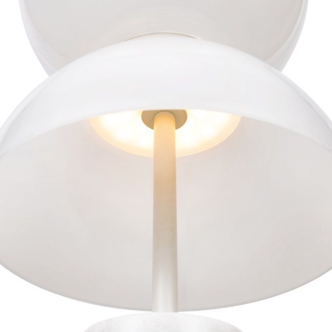 Marmurowa japońska lampka nocna Kyoto do sypialni na stolik