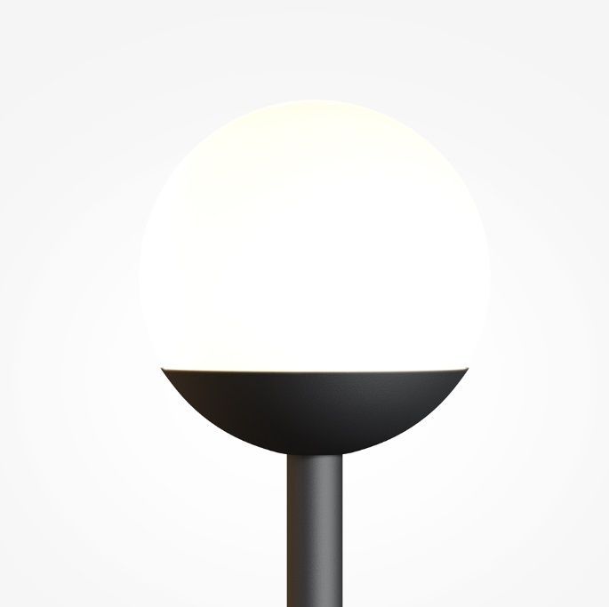 Podwójny pionowy kinkiet z dwiema kulami i dotykowym włącznikiem LED