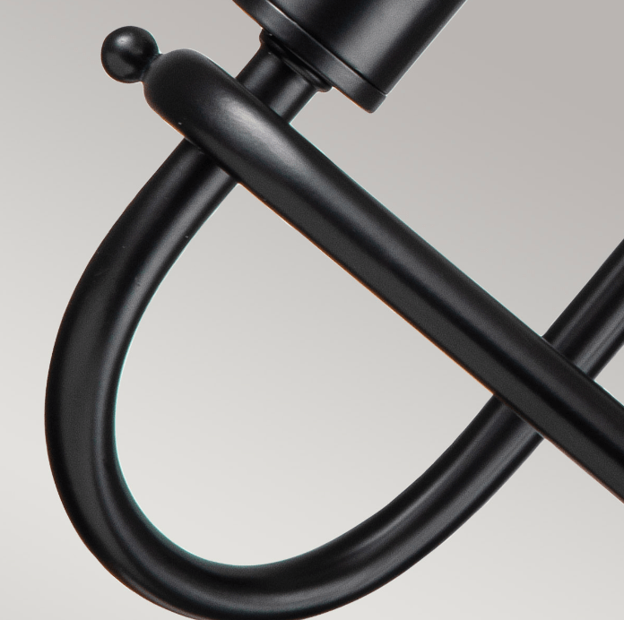 Podwójny świecznik Capitol Hill w kolorze czarnym do korytarza