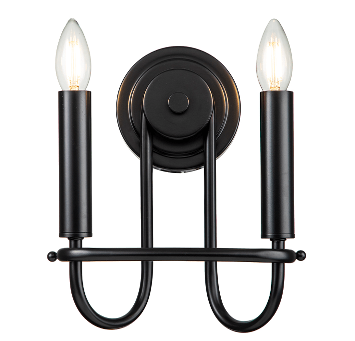 Podwójny świecznik Capitol Hill w kolorze czarnym do korytarza
