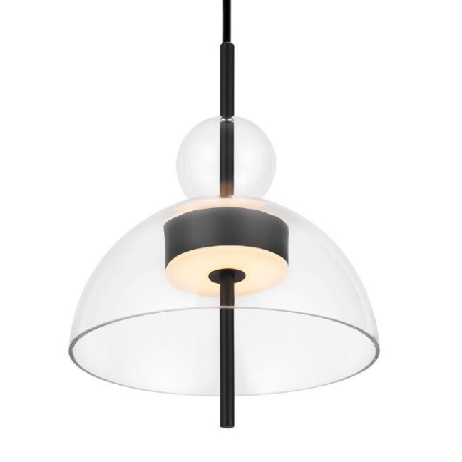 Przezroczysta szklana lampa wisząca LED Bangkok