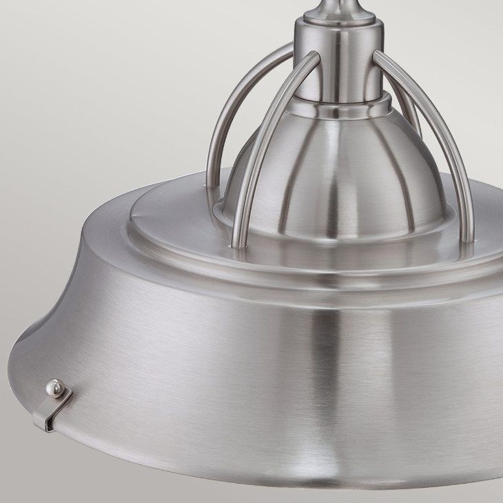 Regulowana lampa wisząca Cody w srebrnym kolorze