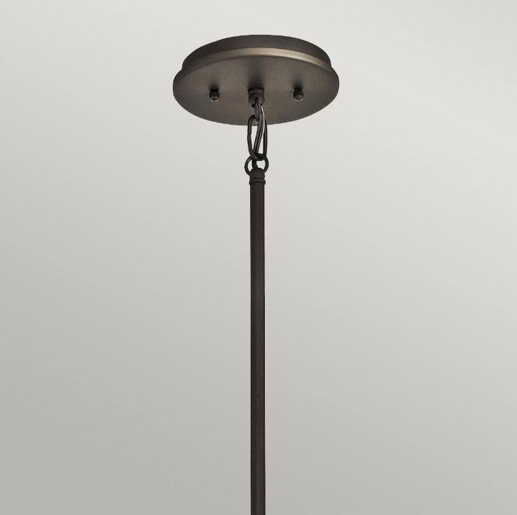 Regulowany żyrandol sufitowy Emory w kolorze brązowym