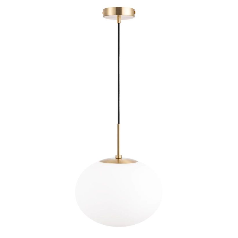 Stylowa lampa wisząca Princess w złotej oprawie